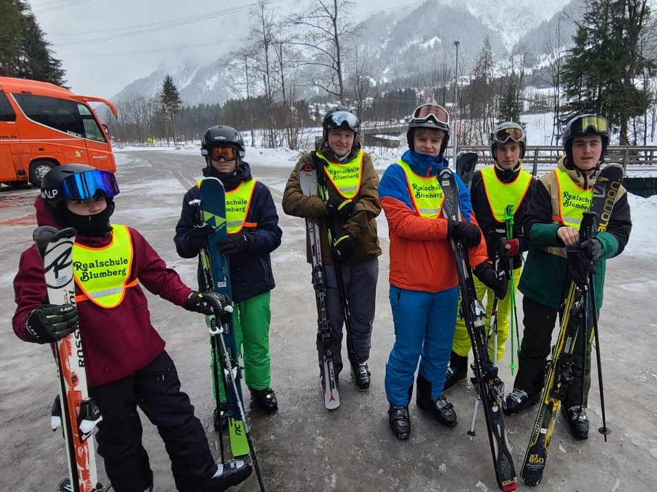 Gruppenbild Skifahrer