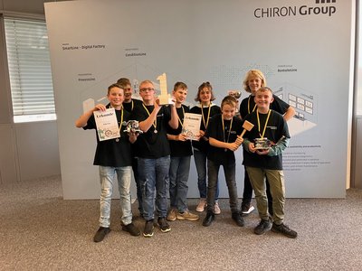 Schulverbund Blumberg gewinnt CHIRON RoboCup