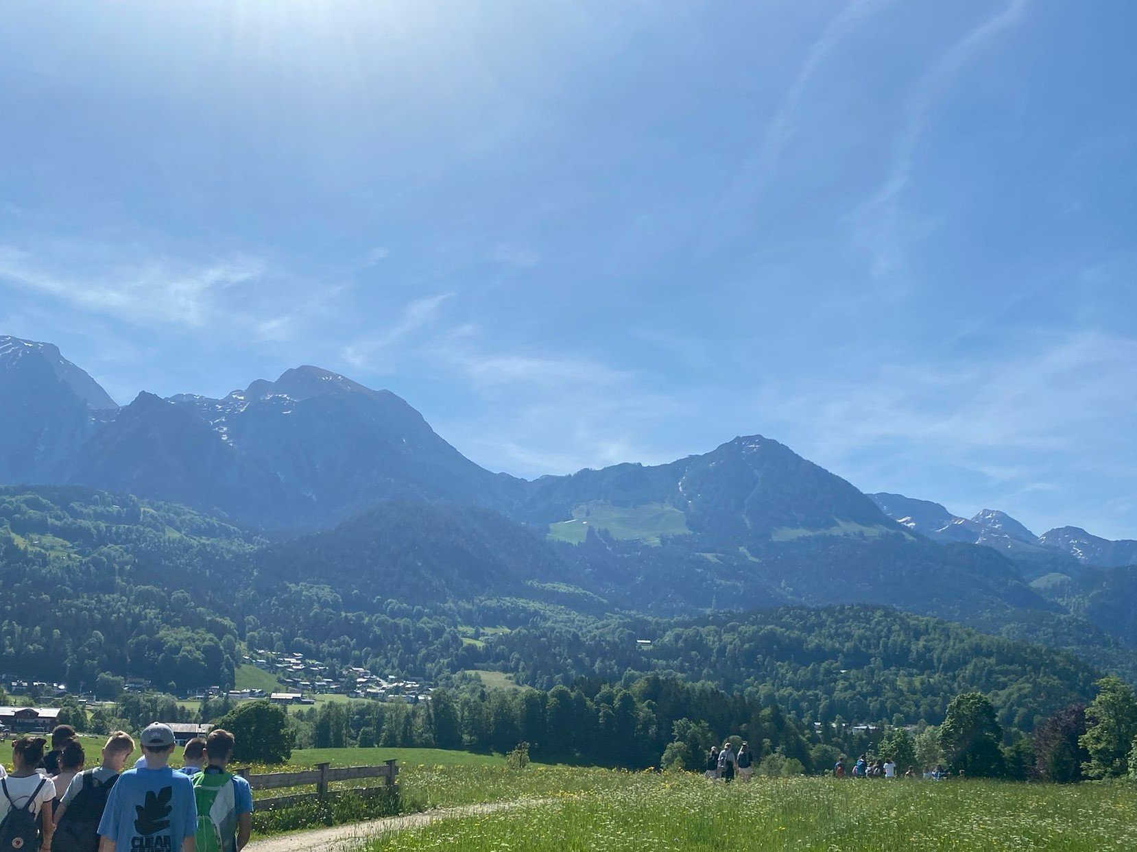 Blick auf die Berchtesgadener Alpen